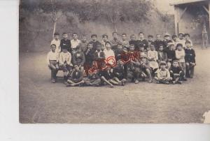 Carte photo Bougie l´école communale laïque 15 Octobre 1928 Excellent état
