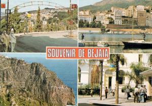 cpm algerie,souvenir de bejaia,multivues