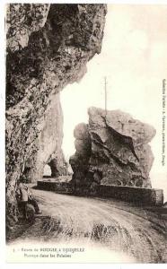 BOUGIE Route de DJIDJELLI Passage dans les Falaises (Caravano) Algérie Afrique