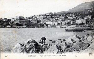 BOUGIE Vue générale prise de la Jetée.
