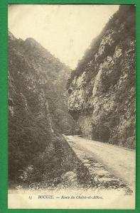 cpa  ALGERIE   Bougie  Route  du Chabet el Ahkra         ..........RAM7