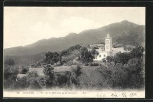CPA Bougie, Vue sur le Quartier de la Mosquee