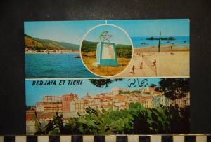 CP, Algérie, Bedjaïa et Tichi, 4 vues, écrite
