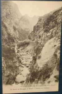 Route de BOUGIE à SETIF.Gorges du Chaabet.Cpa,voyagé,be