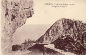 ALGERIE  BOUGIE  Promenade du Cap Carbon- Vue prise du tunnel  ..... ( Ref FA416 )
