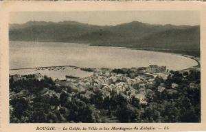 ALGERIE  BOUGIE  Le Golfe, la Ville et les montagnes de Kabylie  ..... ( Ref FA402 )