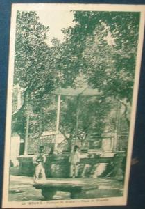 BOUGIE.Kiosque H.Girard.Place de Gueydon.Cpa (carnet),voyagé,be,animée