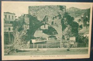 BOUGIE.La Porte Sarrazine.Bab el Bahar.Cpa (carnet),voyagé,be