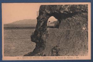 ALGERIE BEJAIA - CP ROUTE DE BOUGIE A DJIDJELLI - LE TUNNEL DES FALAISES - ND N°152