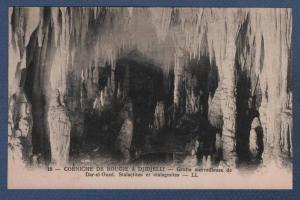 ALGERIE BEJAIA - CP CORNICHE DE BOUGIE A DJIDJELLI - GROTTE MERVEILLEUSE DE DAR EL OUED - STALACTITES ET STALAGMITES -