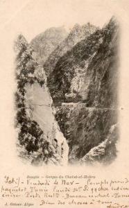 Afrique-Algérie-(Bejaia) Bougie-Gorges du Chabet el Hakra-Dos simple(1905)Ed J.Geiser n°4 (philatélie timbre stamp)