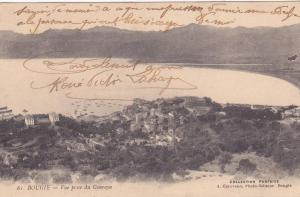 ALGERIE  BOUGIE  vue prise du Gouraya