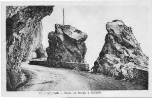 Bougie  Route de Bougie à Djidjelli