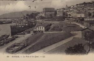 BOUGIE -  LA VILLE ET SES QUAIS  -  1923  -  LL.