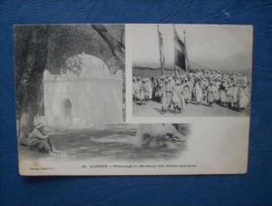Algérie - Pélérinage au marabout Sidi Mahan Amokran - deux vues - Coll. Idéale P.S. 16 - circulée 190? - L68