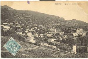 Bougie Algérie - quartier des cinq fontaines 1908