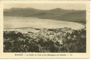 BOUGIE - LE GOLFE, LA VILLE ET LES MONTAGNES DE KABYLIE  (   ) ALGERIE