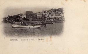 ALGERIE  BOUGIE    Le por & la Ville . - ND Phot