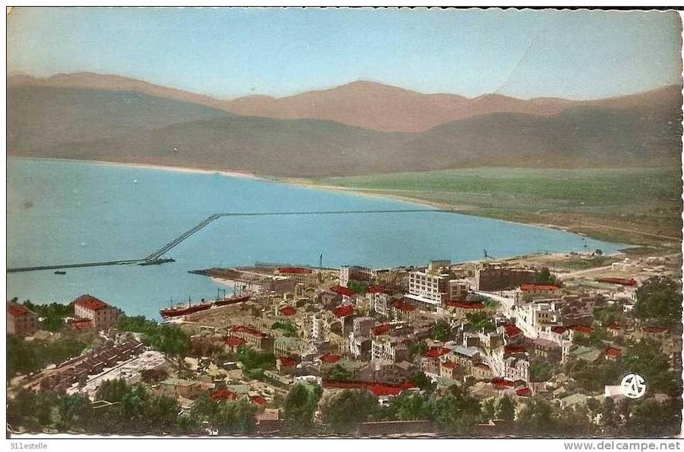 BOUGIE  - vue générale  depuis la route de Gouraya