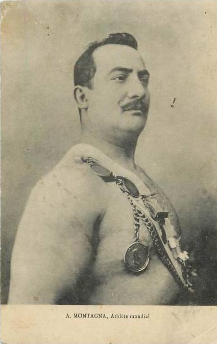 CPA ALGÉRIE / Bougie, A. Montagna, athlète mondial