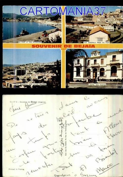afrique-1379      algerie bejaia  Multi-vues pli