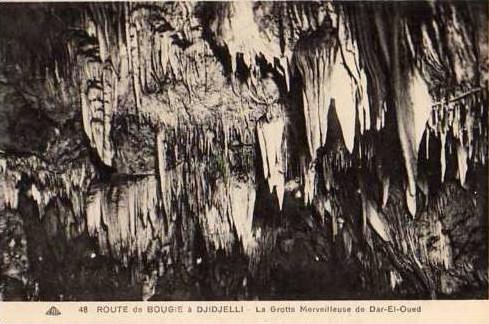 ALGERIE - Route de Bougie a Djidjelli La Grotte mysterieuse de Dar El Oued.