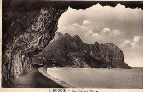 ALGERIE - BOUGIE Les Roches Noires.
