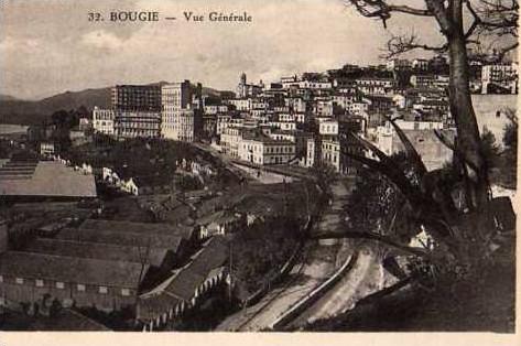 ALGERIE - BOUGIE Vue generale.