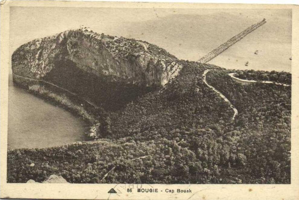 BOUGIE  Cap Bouak Recto Verso Timbres