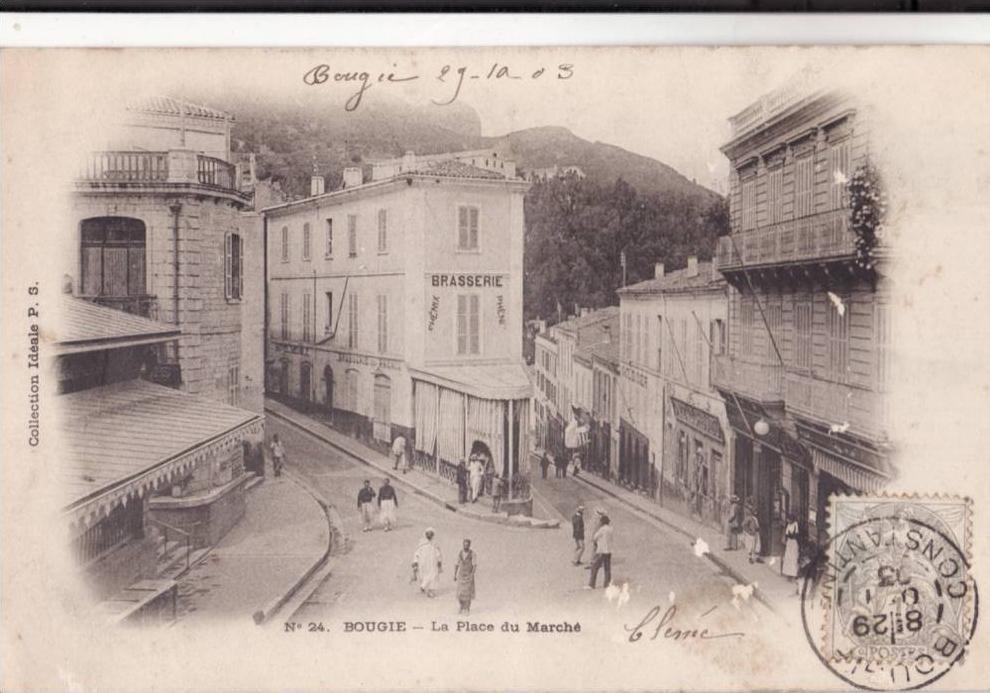 BOUGIE.    LA PLACE DU MARCHE.