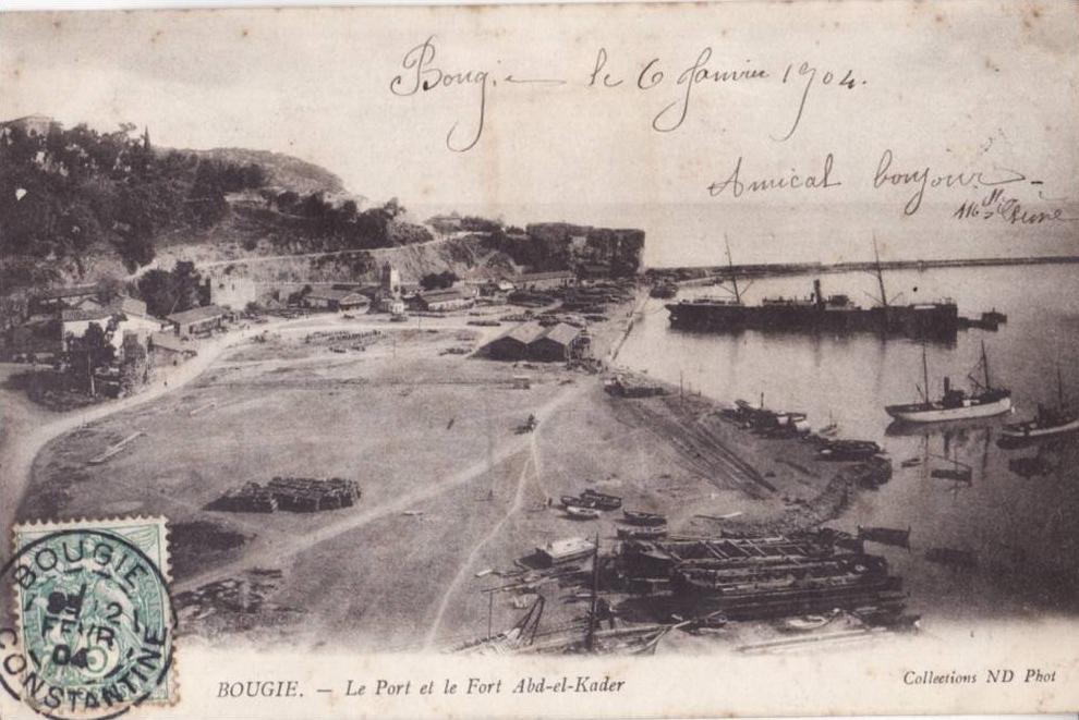 BOUGIE.    LE PORT ET LE FORT ABD EL KADER.
