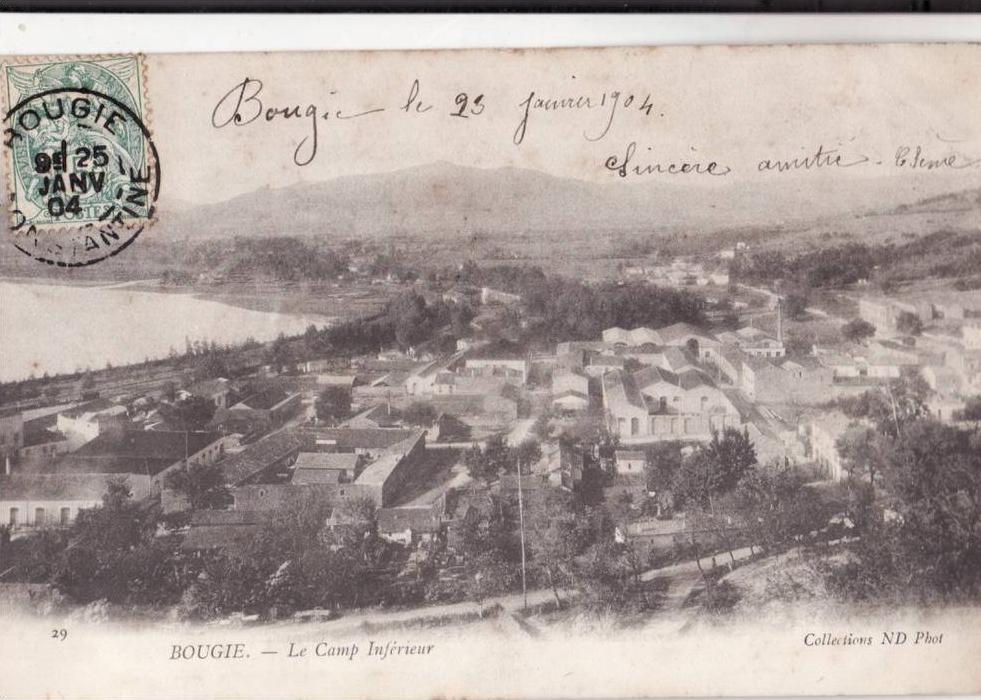 BOUGIE.  LE CAMP INFERIEUR.