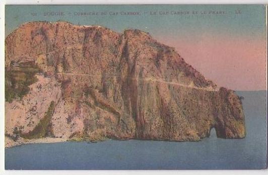 (Algérie) 156, Bougie, LL 88, Corniche du Cap Carbon - et Le Phare, d'un carnet