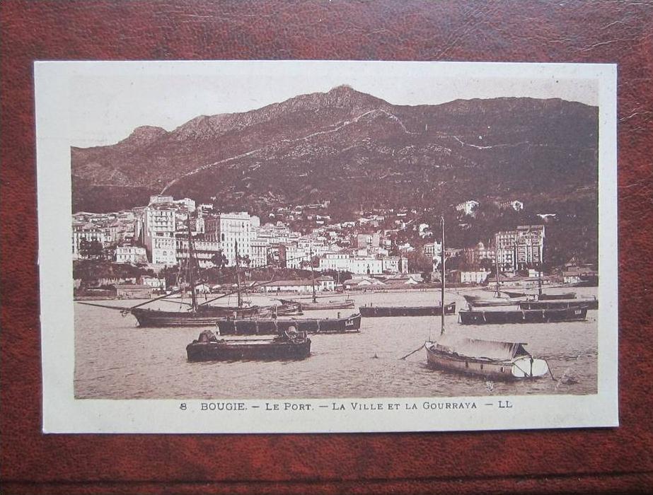 Bougie Bejaia Le Port La Ville et la Gourraya Algerien AK CPA