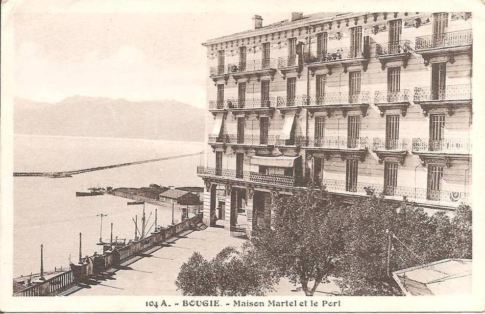 BOUGIE (ALGERIE) Maison Martel et le Port