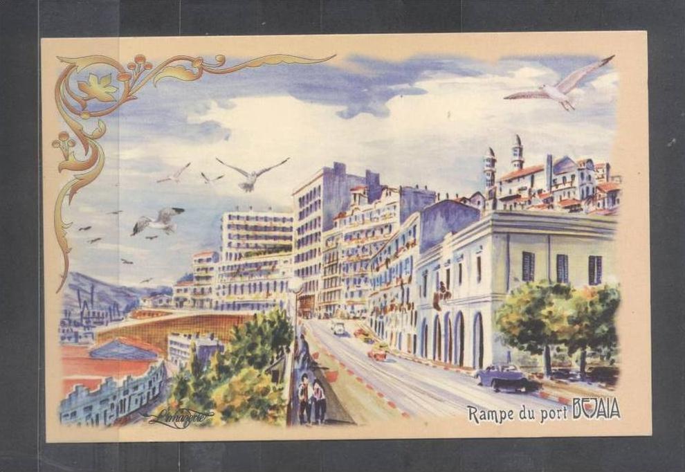 Carte postale Rampe du port Bejaia