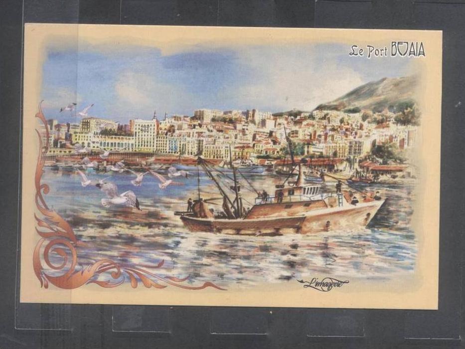 Carte postale le port Bejaia