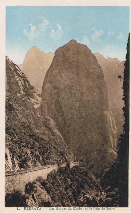 KERRATA LES GORGES CHABET ET LE PAIN DE SUCRE