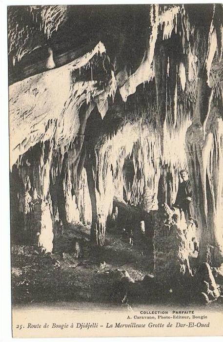 CORNICHE DE BOUGIE A DJIDJELLI  LA GROTTE MERVEILEUSE  DE DAR EL OUED