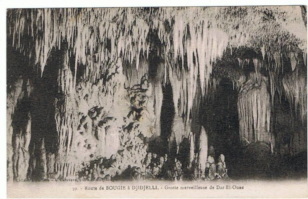 CORNICHE DE BOUGIE A DJIDJELLI  LA GROTTE MERVEILEUSE  DE DAR EL OUED