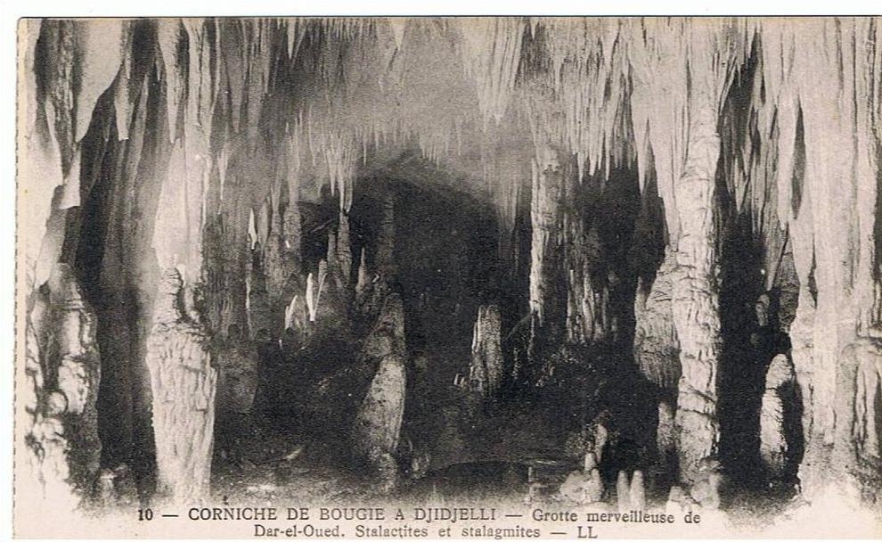 CORNICHE DE BOUGIE A DJIDJELLI  LA GROTTE MERVEILEUSE  DE DAR EL OUED