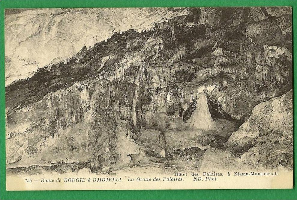 cpa  ALGERIE   Bougie  La  grotte  des Falaises       ..........RAM7