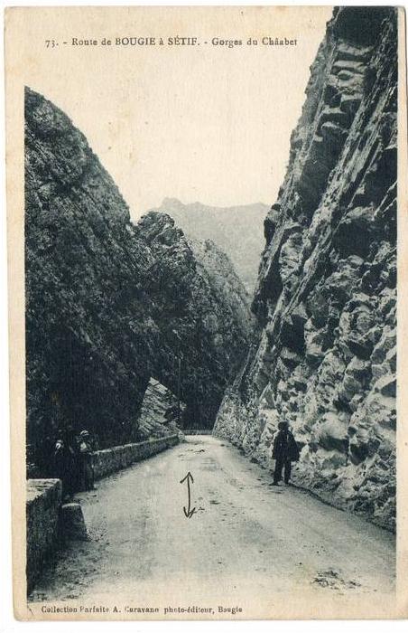 Algeria - Route de Bougie a Setif - Gorges du Chaab
