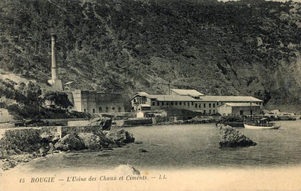 ALGERIE(BOUGIE) USINE DES CHAUX ET CIMENTS