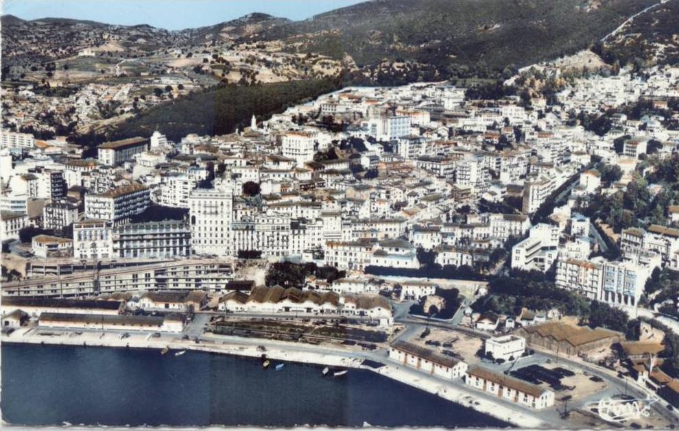 ALGERIE BEJAIA BOUGIE Vue aérienne Carte N° 2461A