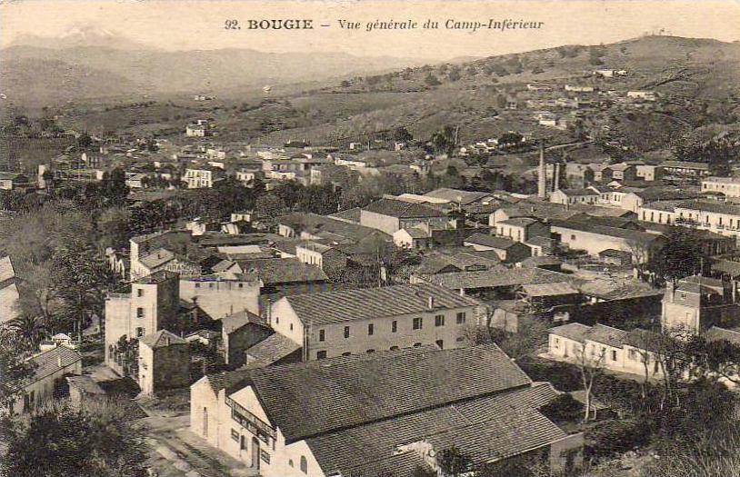 ALGERIE  BOUGIE  Vue généale du Camp-Inférieur  ..... ( Ref FA430 )