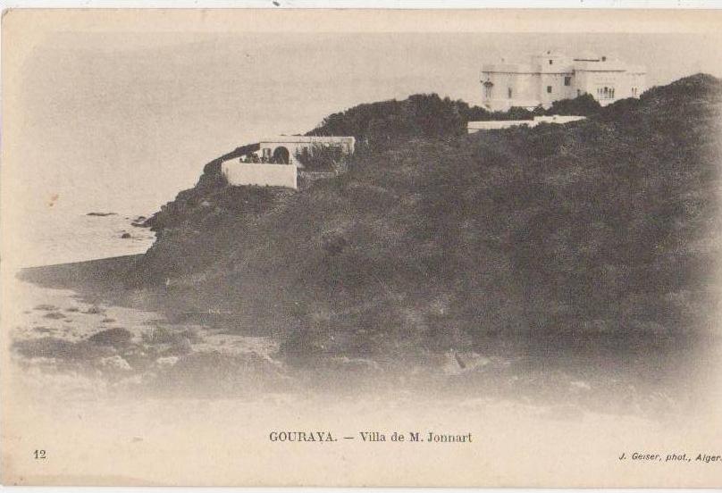 CPA ALGERIE BOUGIE GOURAYA Villa de M. JONNART Geiser N° 12