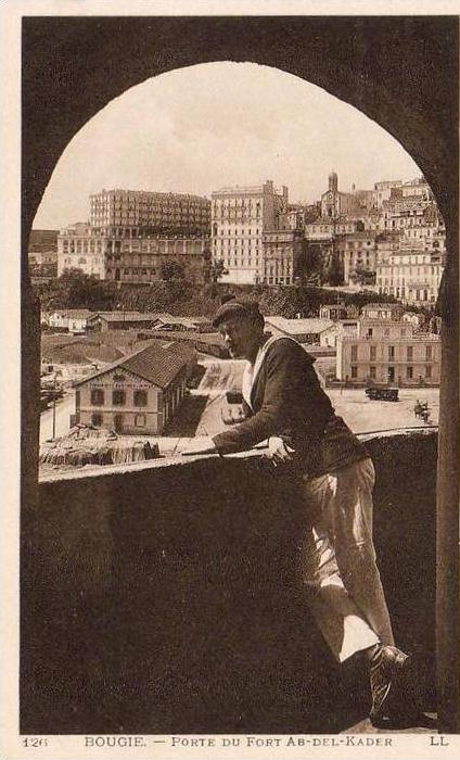 ALGERIE  BOUGIE  Porte du Fort Ab del Kader  ( Abd el-Kader )