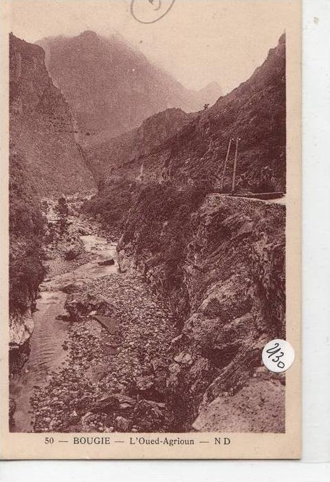 CPA - Algérie - Bougie ( Bejaia) - L'Oued Agrioun