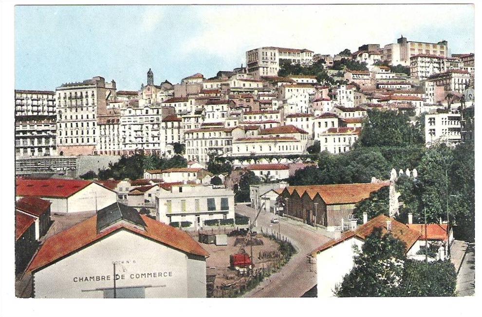 BOUGIE, Algérie Vue générale; Chambre de Commerce; Grue ; 1962; TB